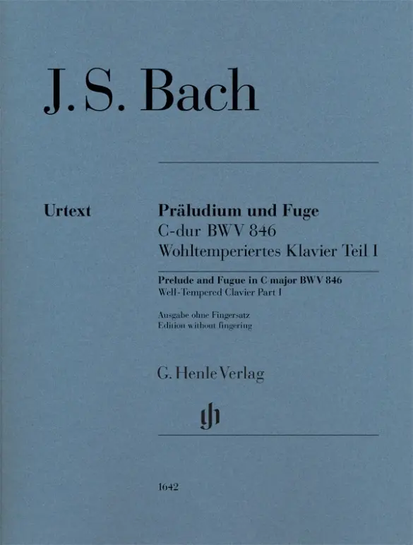 Cover: 9790201816425 | Johann Sebastian Bach - Präludium und Fuge C-dur BWV 846...