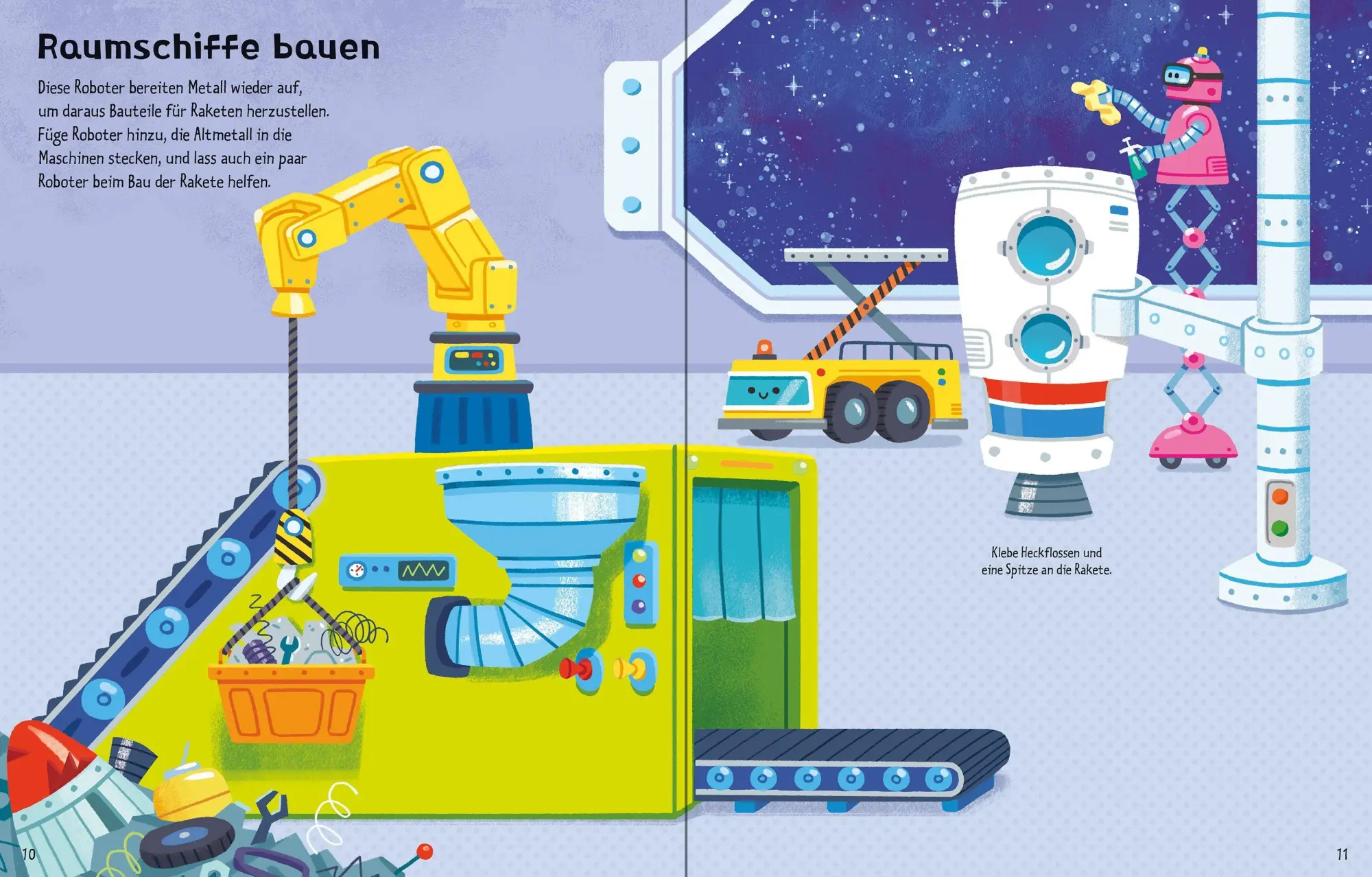 Bild: 9781035706525 | Mein erstes Stickerbuch METALLIC: Roboter | Alice Beecham | Buch