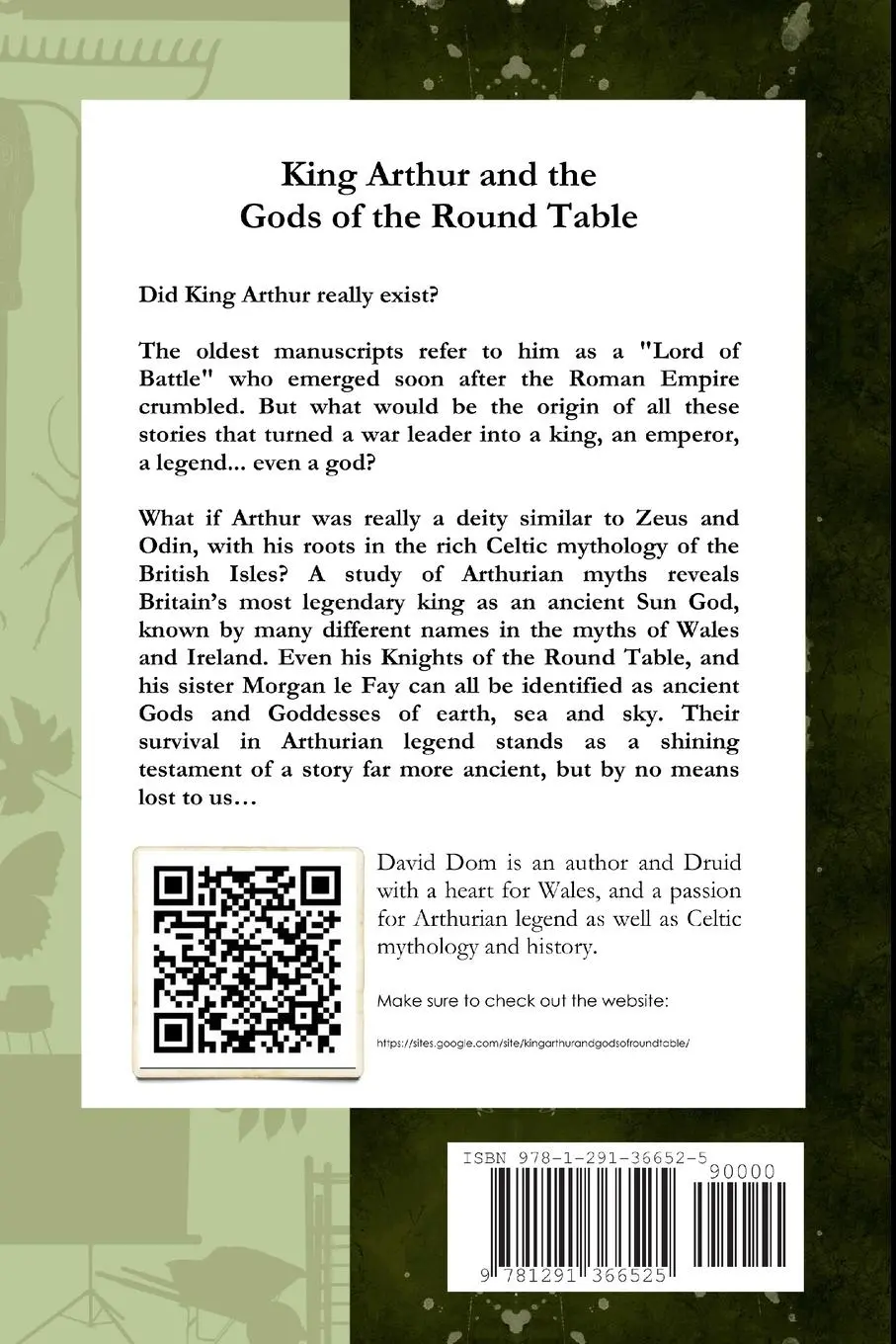 Rückseite: 9781291366525 | King Arthur and the Gods of the Round Table | David Dom | Taschenbuch