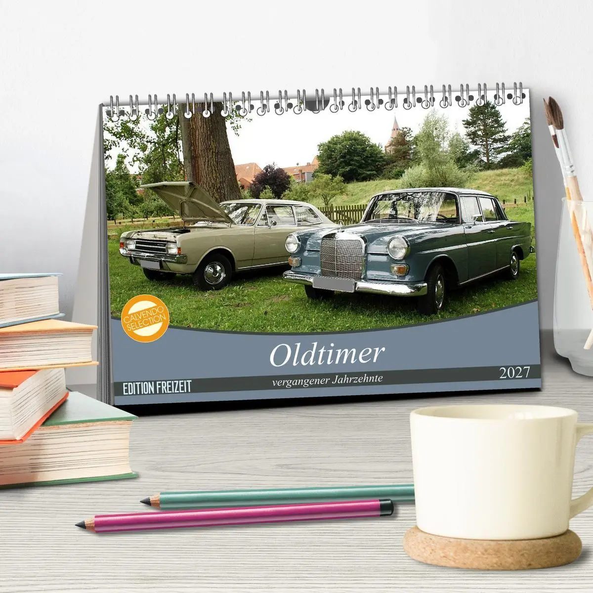 Bild: 9783569906525 | Oldtimer vergangenger Jahrzehnte (Tischkalender 2027 DIN A5 quer),...