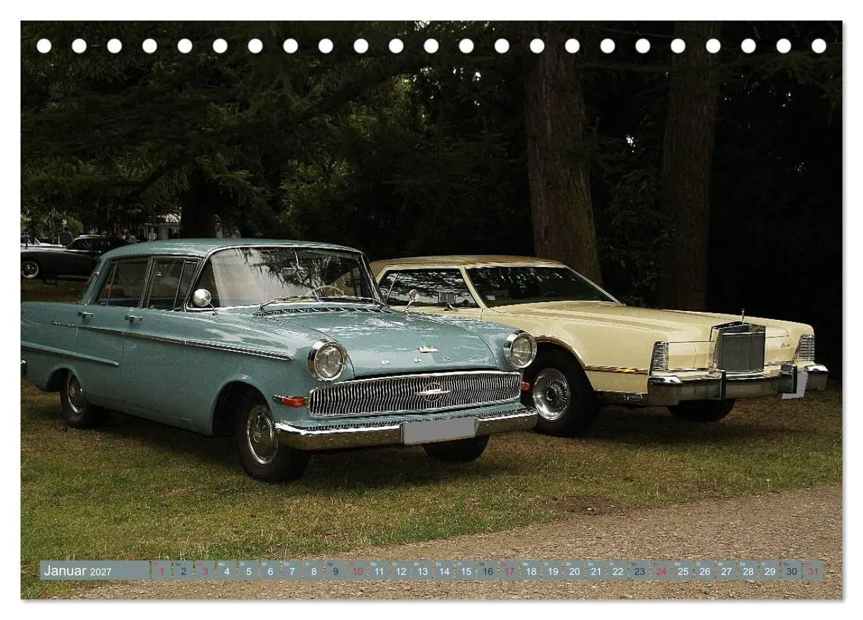 Bild: 9783569906525 | Oldtimer vergangenger Jahrzehnte (Tischkalender 2027 DIN A5 quer),...