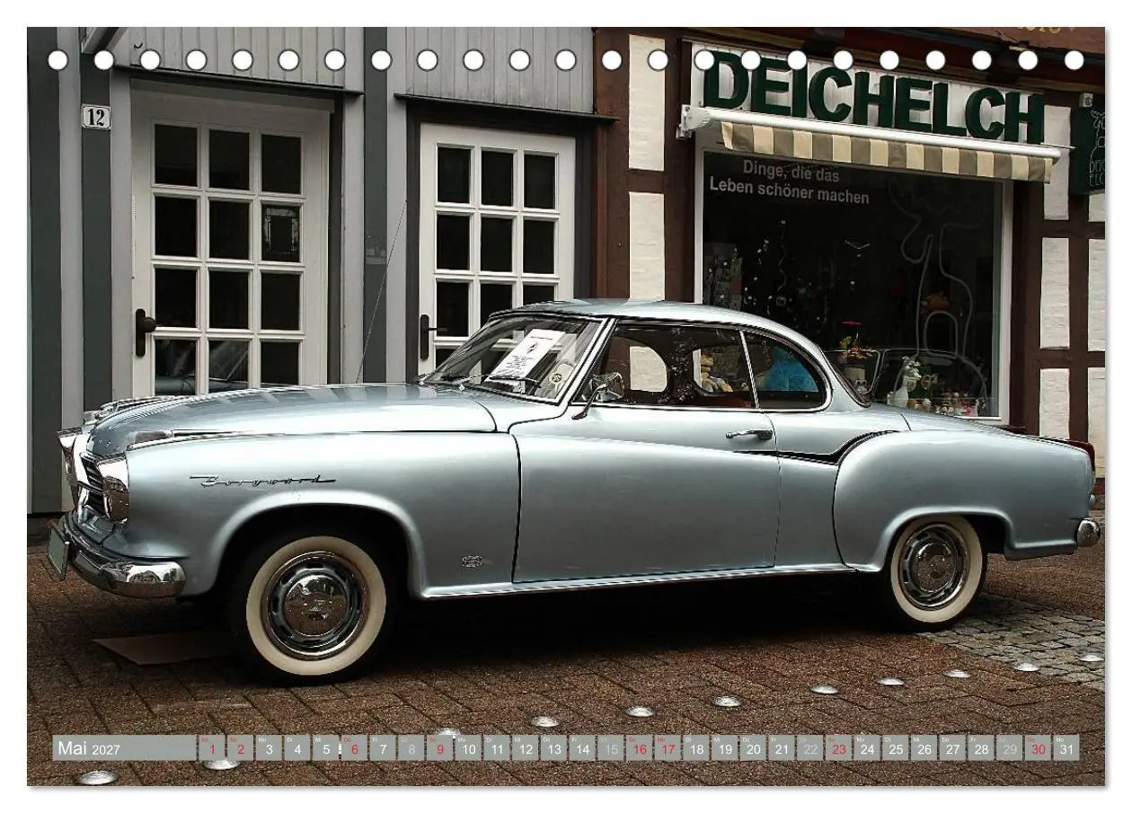 Bild: 9783569906525 | Oldtimer vergangenger Jahrzehnte (Tischkalender 2027 DIN A5 quer),...