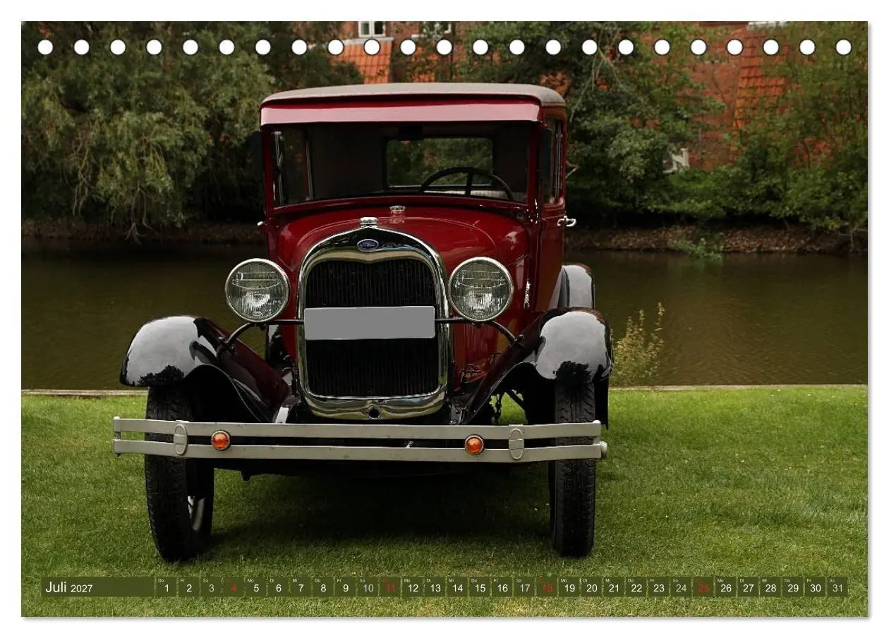 Bild: 9783569906525 | Oldtimer vergangenger Jahrzehnte (Tischkalender 2027 DIN A5 quer),...
