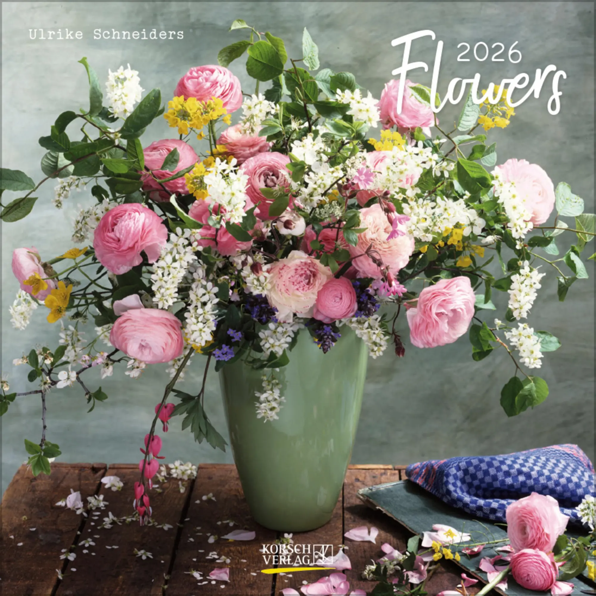 Cover: 9783731886525 | Flowers 2026 | Verlag Korsch | Kalender | 13 S. | Deutsch | 2026