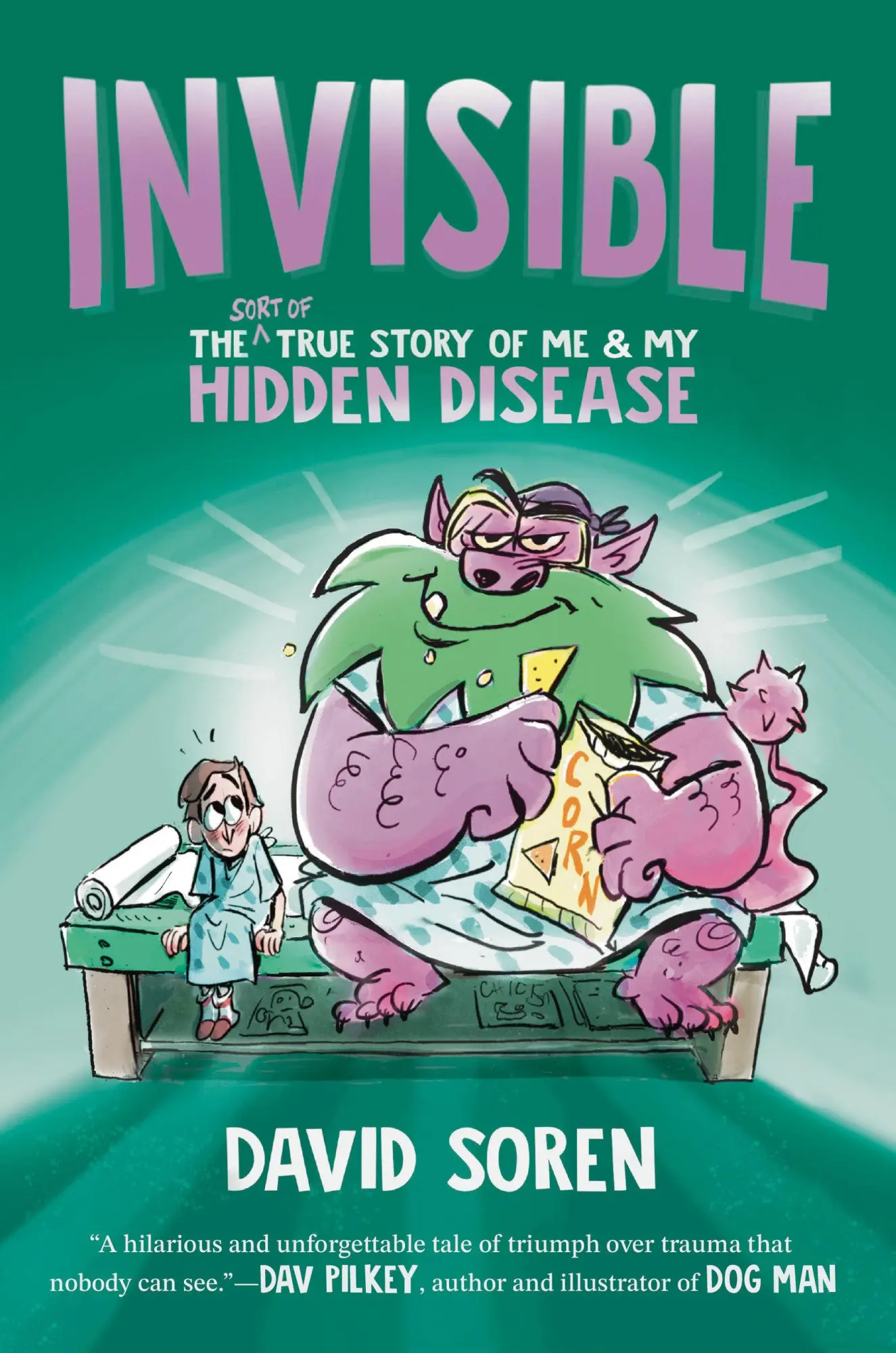 Cover: 9780593886625 | Invisible | The (Sort Of) True Story of Me and My Hidden Disease