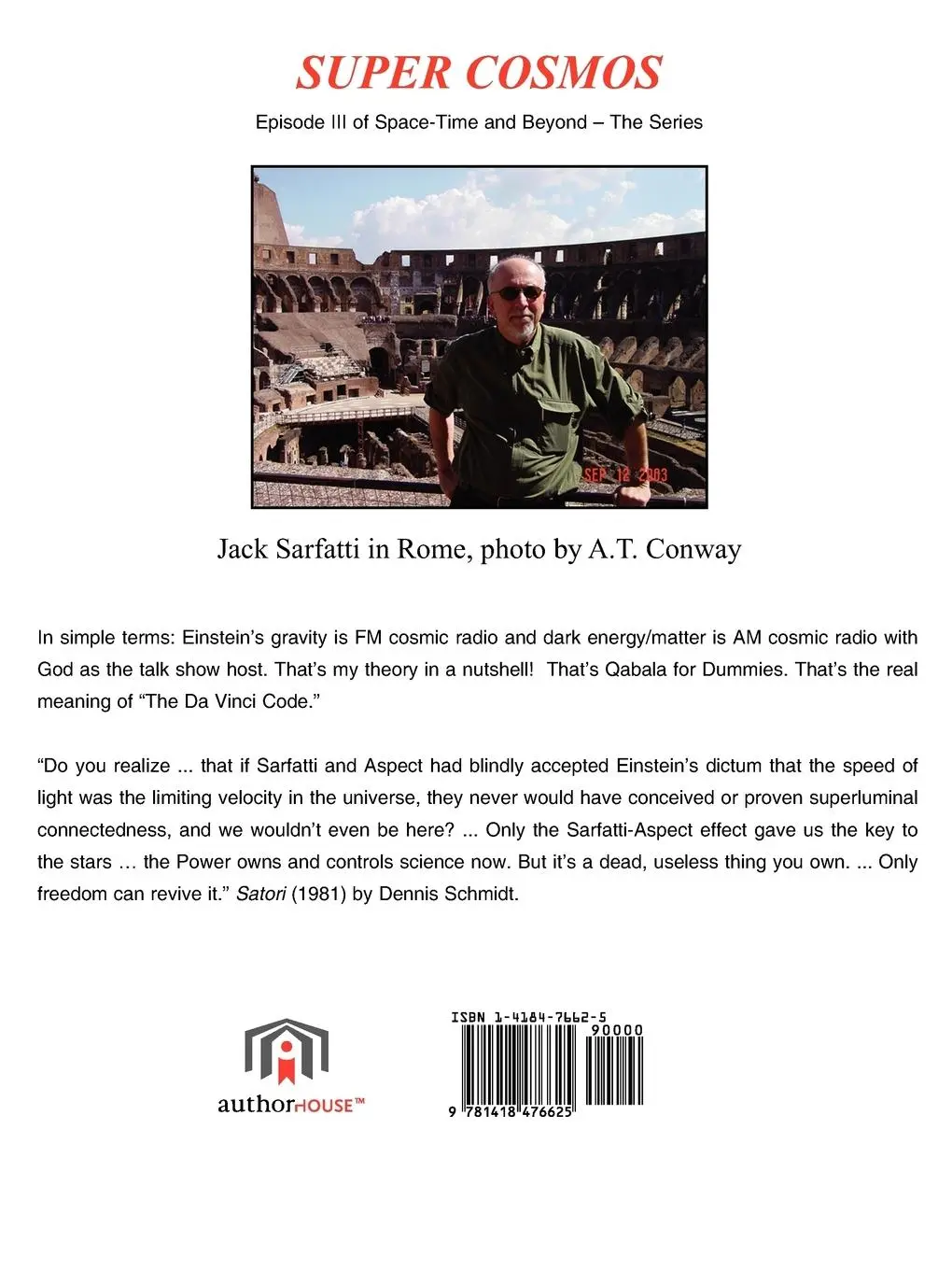 Rückseite: 9781418476625 | Super Cosmos | Jack Sarfatti | Taschenbuch | Englisch | 2005