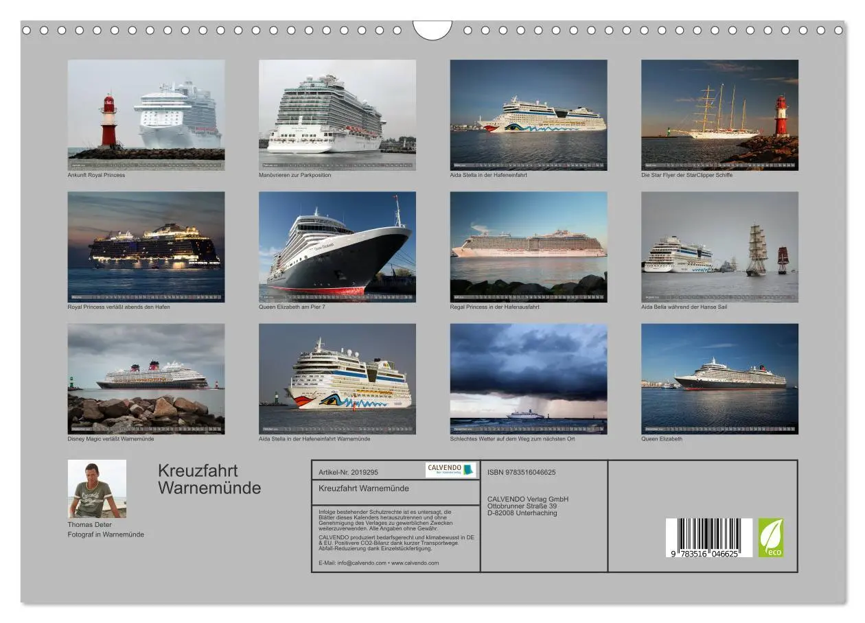 Bild: 9783516046625 | Kreuzfahrt Warnemünde (Wandkalender 2026 DIN A3 quer), CALVENDO...
