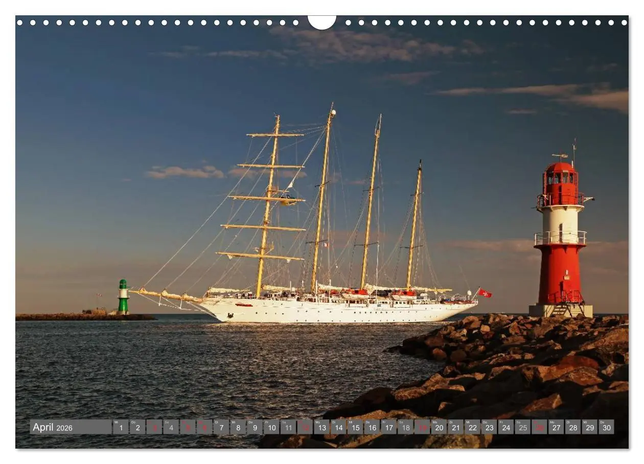 Bild: 9783516046625 | Kreuzfahrt Warnemünde (Wandkalender 2026 DIN A3 quer), CALVENDO...