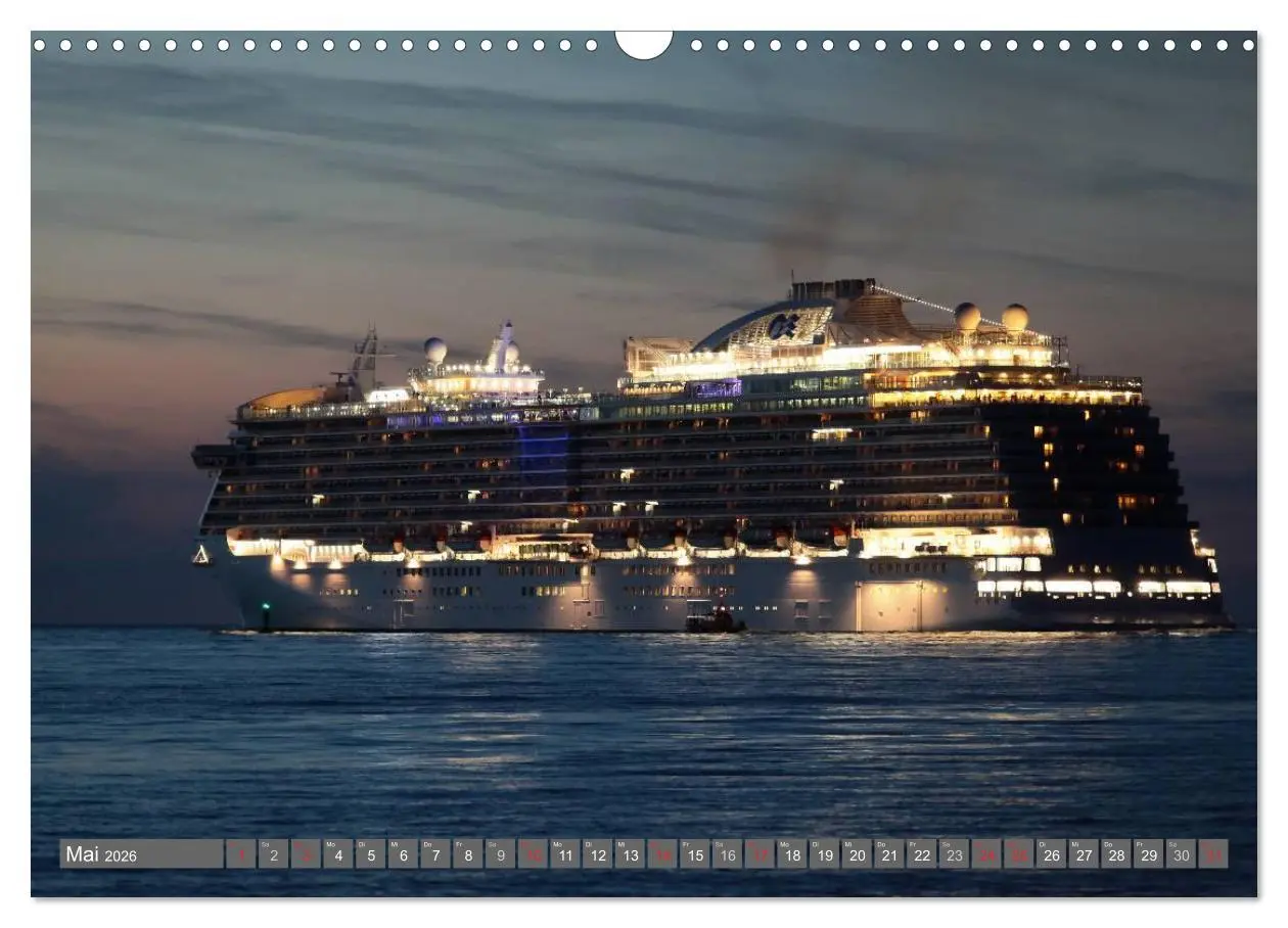 Bild: 9783516046625 | Kreuzfahrt Warnemünde (Wandkalender 2026 DIN A3 quer), CALVENDO...