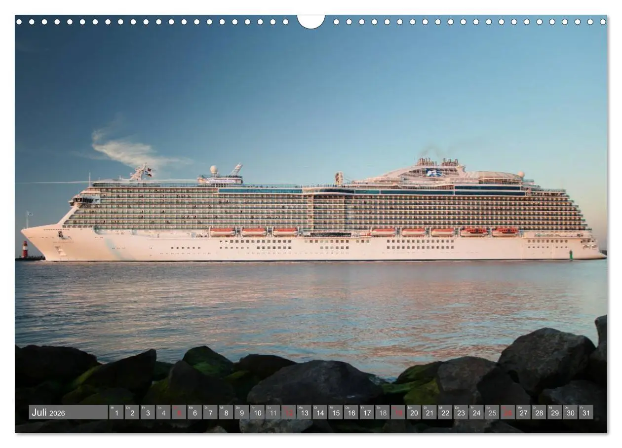 Bild: 9783516046625 | Kreuzfahrt Warnemünde (Wandkalender 2026 DIN A3 quer), CALVENDO...