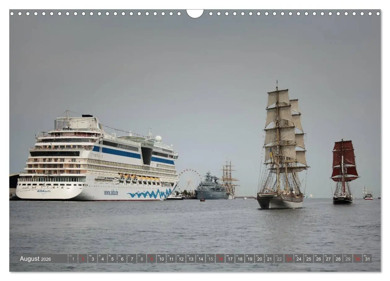 Bild: 9783516046625 | Kreuzfahrt Warnemünde (Wandkalender 2026 DIN A3 quer), CALVENDO...
