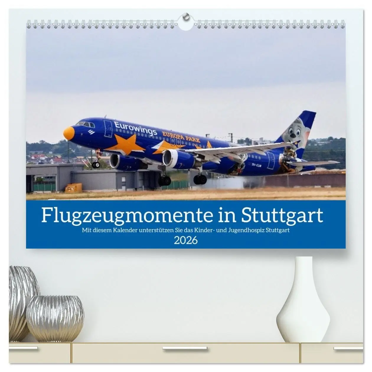 Cover: 9783516666625 | Flugzeugmomente in Stuttgart (hochwertiger Premium Wandkalender...