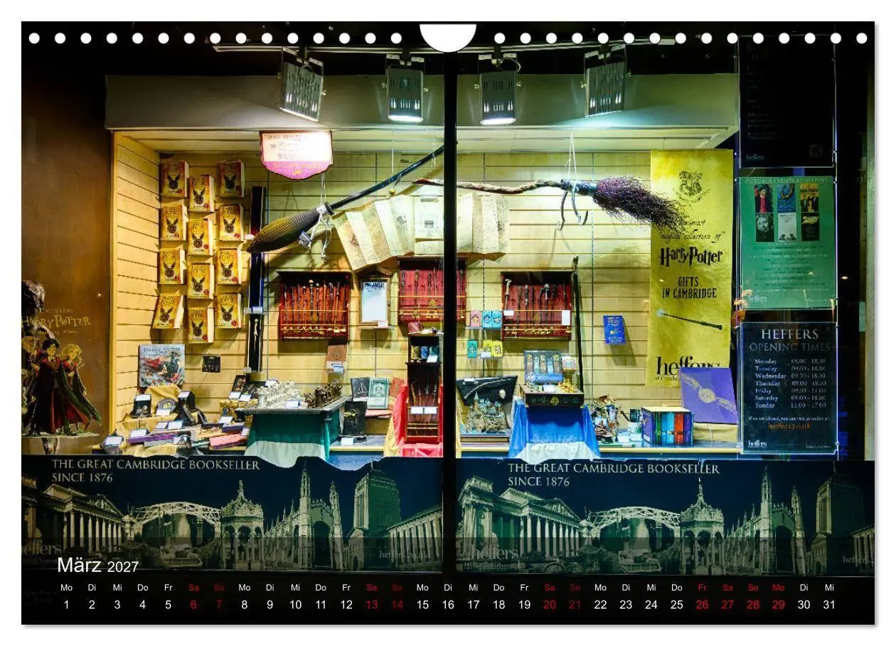 Bild: 9783569826625 | Cambridge street view (Wandkalender 2027 DIN A4 quer), CALVENDO...