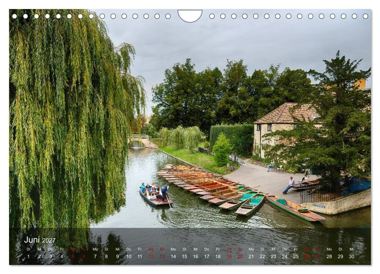 Bild: 9783569826625 | Cambridge street view (Wandkalender 2027 DIN A4 quer), CALVENDO...