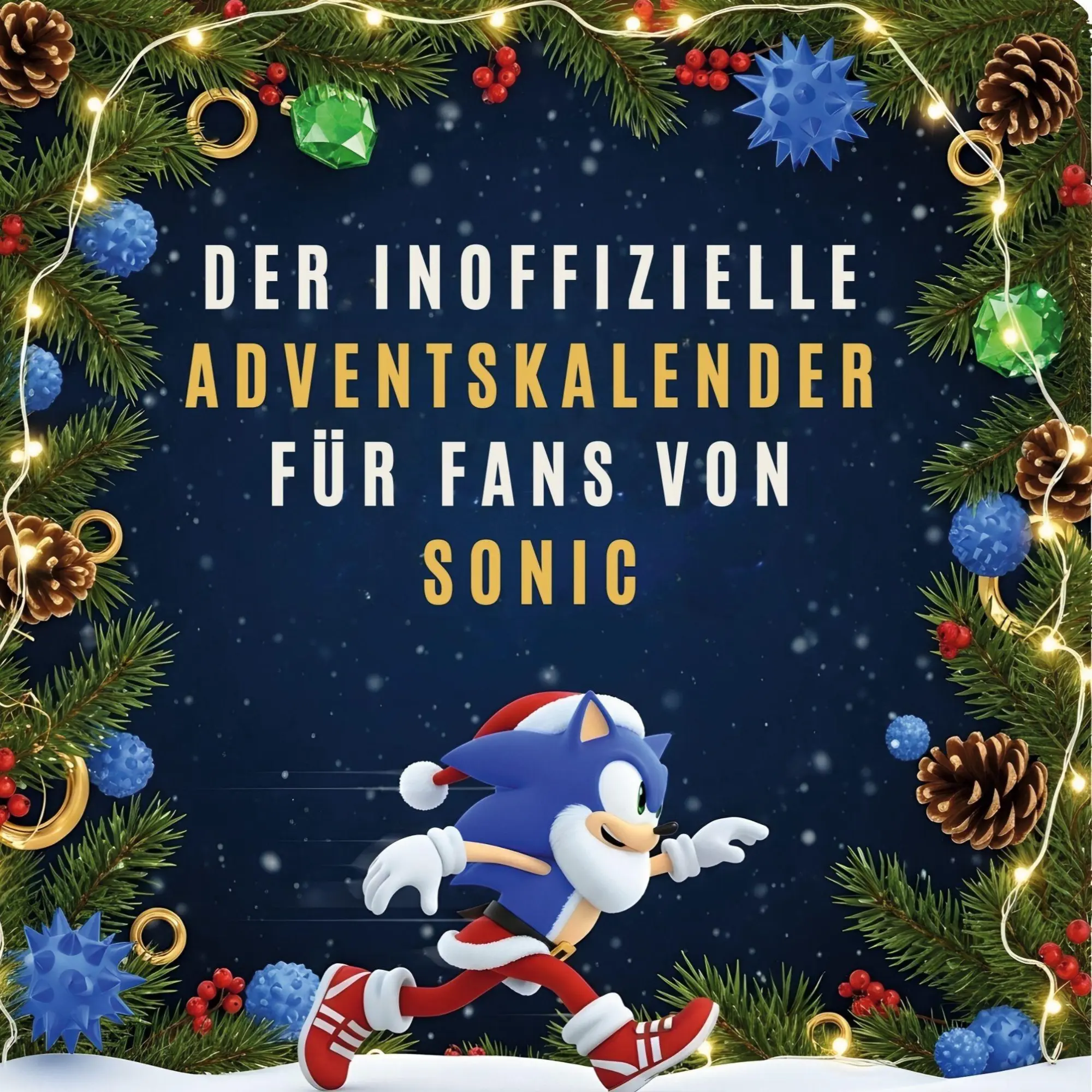 Cover: 9783695316625 | Der inoffizielle Adventskalender für Fans von Sonic | Jakob Fuchs
