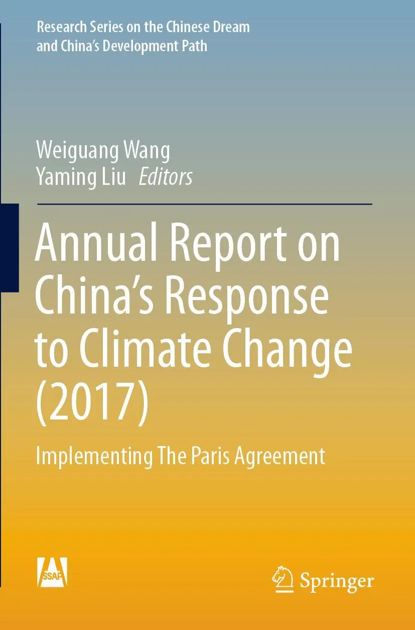Cover: 9789811396625 | Annual Report on China's Response to Climate Change (2017) | Buch