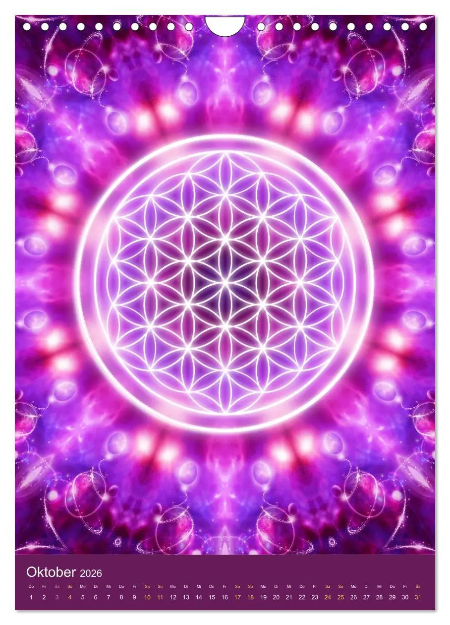 Bild: 9783516416725 | Blume des Lebens - Harmonie durch Symbolkraft (Wandkalender 2026...