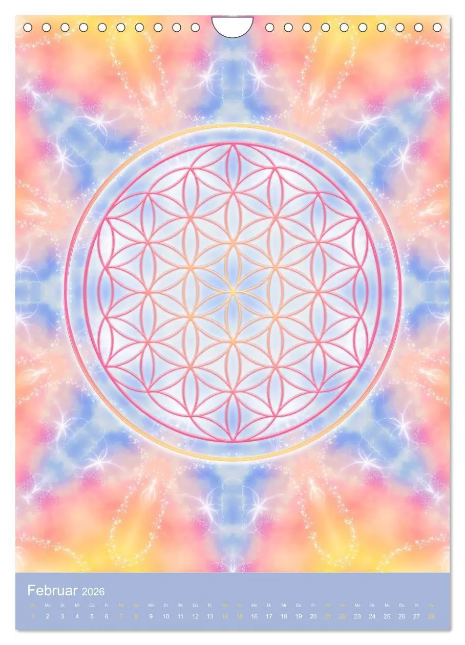 Bild: 9783516416725 | Blume des Lebens - Harmonie durch Symbolkraft (Wandkalender 2026...