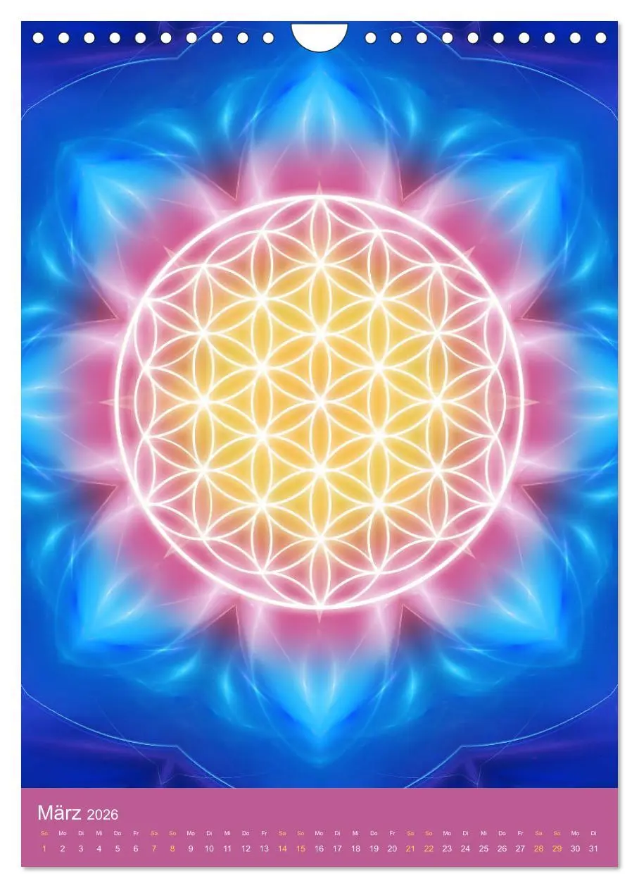 Bild: 9783516416725 | Blume des Lebens - Harmonie durch Symbolkraft (Wandkalender 2026...