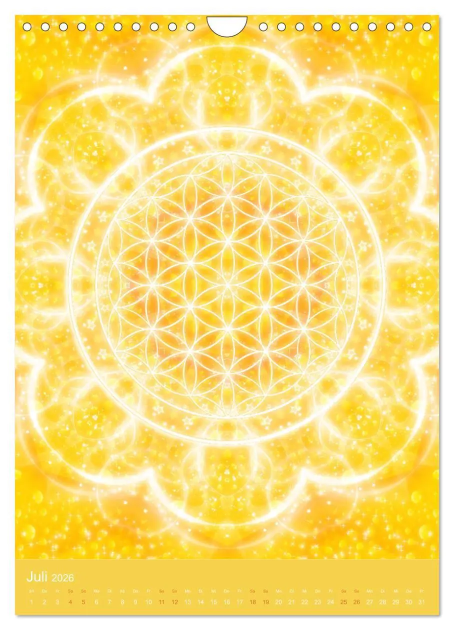 Bild: 9783516416725 | Blume des Lebens - Harmonie durch Symbolkraft (Wandkalender 2026...