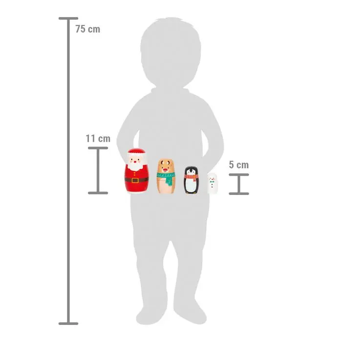 Bild: 4020972126825 | Matrjoschka Weihnachten | 12682 | Deutsch | 2025 | EAN 4020972126825