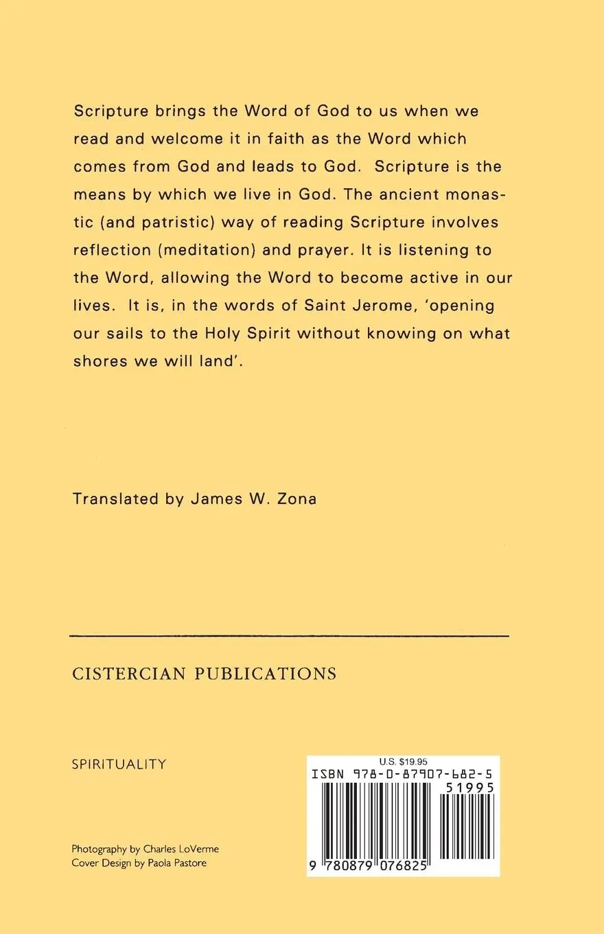 Rückseite: 9780879076825 | Praying the Word | An Introduction to Lectio Divina | Enzo Bianchi