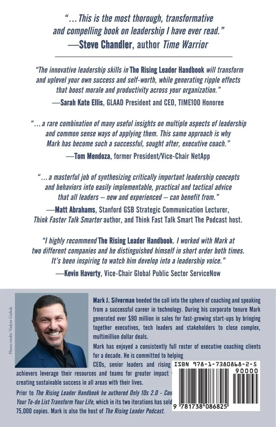 Rückseite: 9781738086825 | The Rising Leader Handbook | Mark J. Silverman | Taschenbuch | 2024