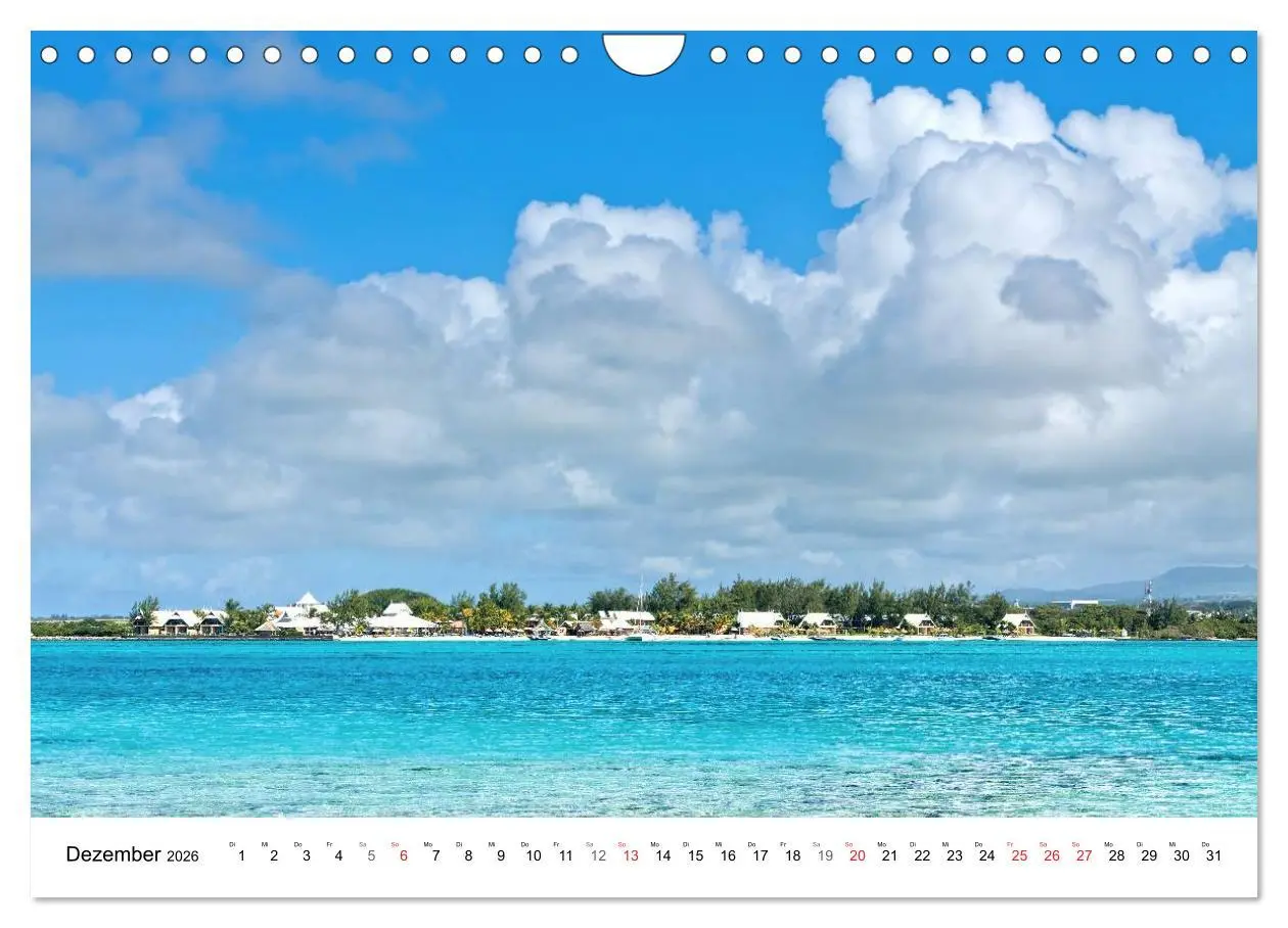Bild: 9783516196825 | Inselparadies Mauritius (Wandkalender 2026 DIN A4 quer), CALVENDO...