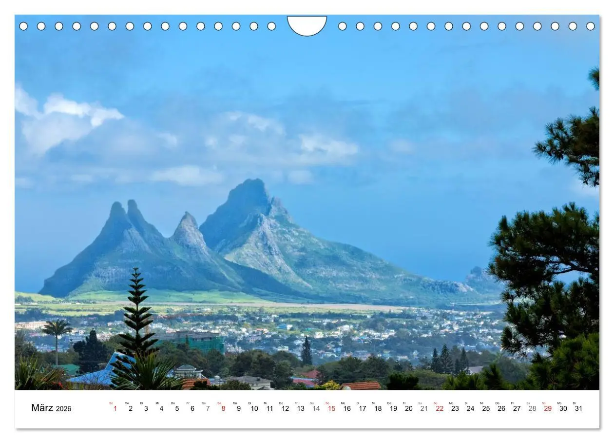 Bild: 9783516196825 | Inselparadies Mauritius (Wandkalender 2026 DIN A4 quer), CALVENDO...