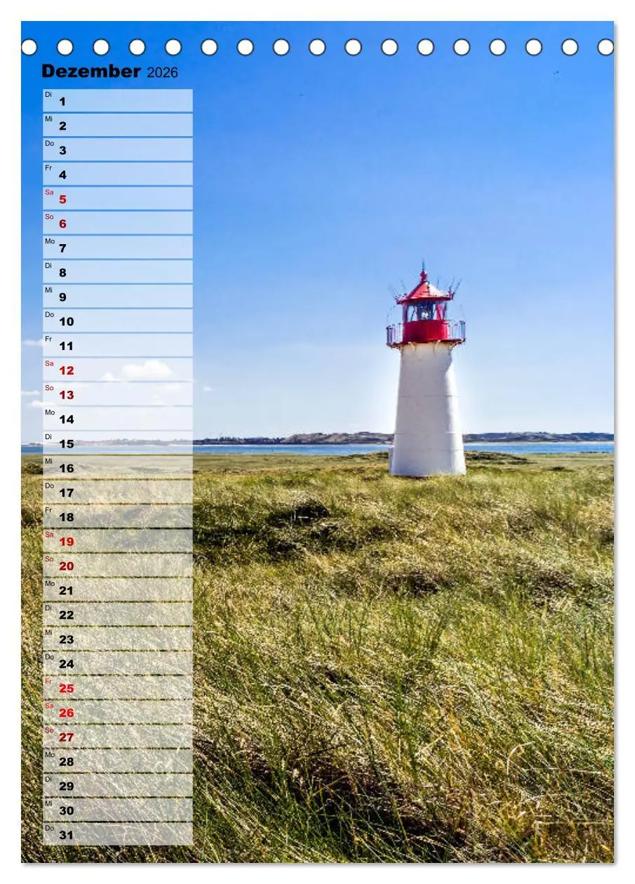 Bild: 9783516406825 | An der See Geburtstagsplaner (Tischkalender 2026 DIN A5 hoch),...