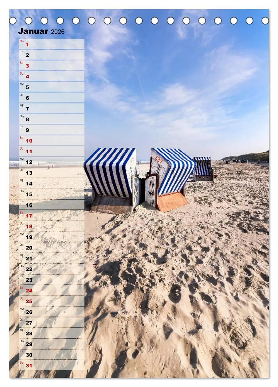 Bild: 9783516406825 | An der See Geburtstagsplaner (Tischkalender 2026 DIN A5 hoch),...