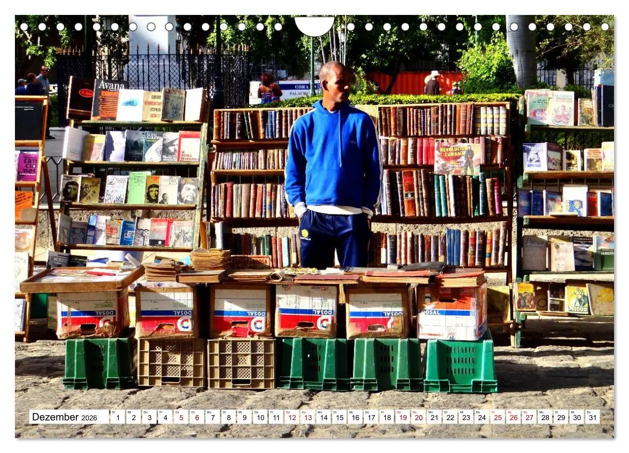 Bild: 9783516646825 | Leseland Kuba - Buchhändler in Havanna (Wandkalender 2026 DIN A4...