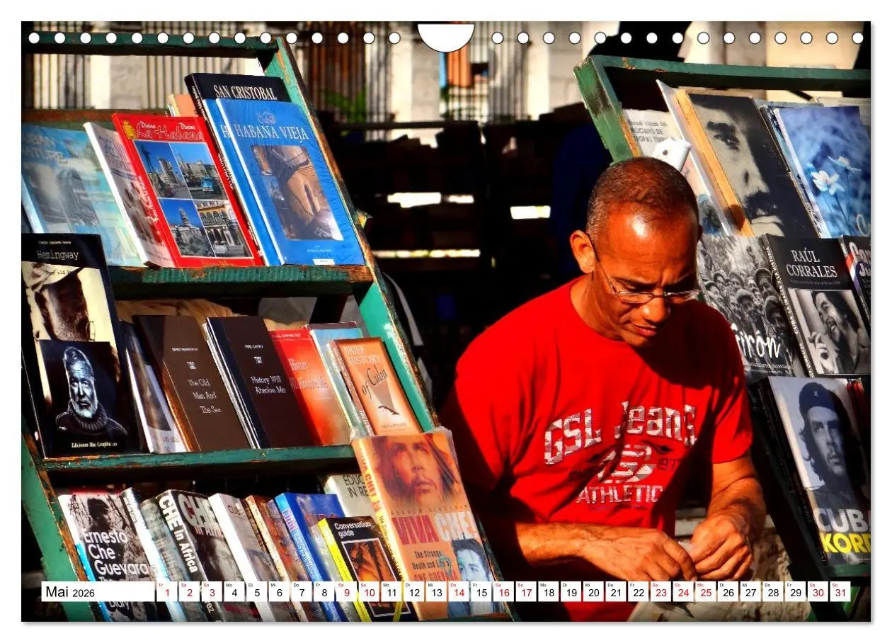 Bild: 9783516646825 | Leseland Kuba - Buchhändler in Havanna (Wandkalender 2026 DIN A4...