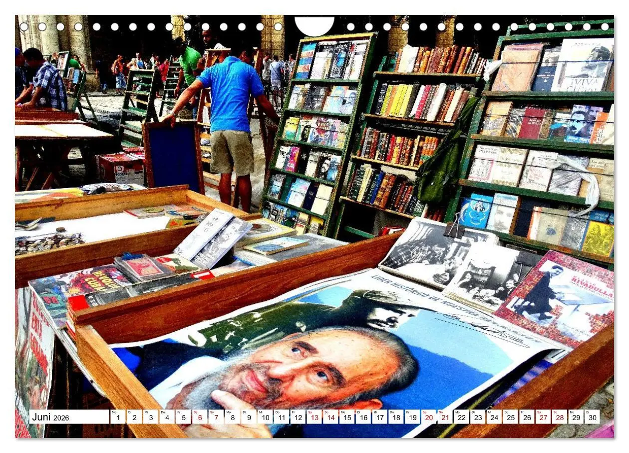 Bild: 9783516646825 | Leseland Kuba - Buchhändler in Havanna (Wandkalender 2026 DIN A4...