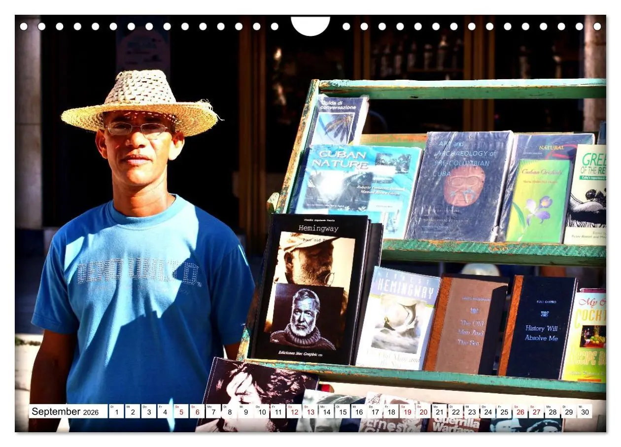 Bild: 9783516646825 | Leseland Kuba - Buchhändler in Havanna (Wandkalender 2026 DIN A4...
