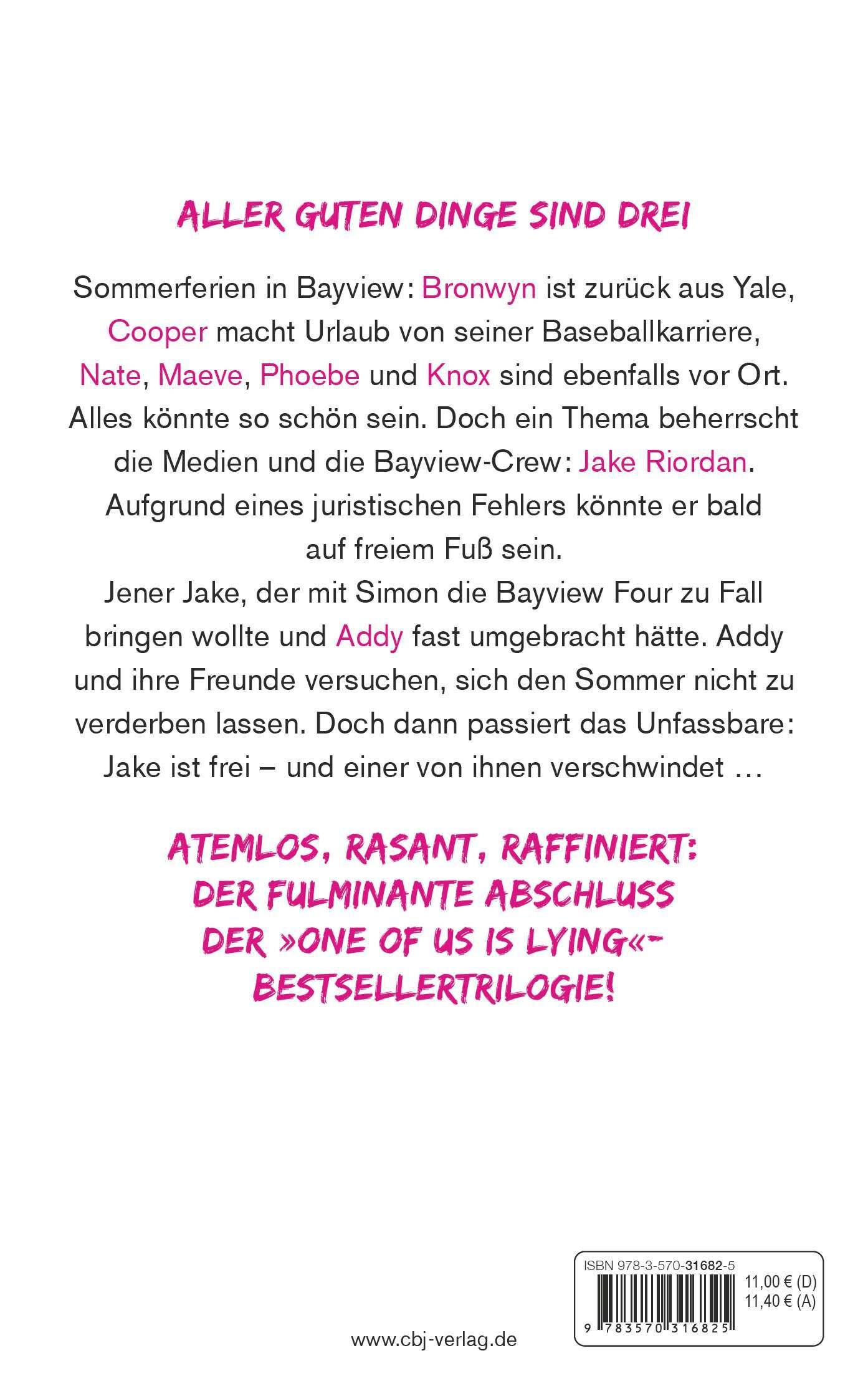 Bild: 9783570316825 | ONE OF US IS BACK | Karen M. McManus | Taschenbuch | 432 S. | Deutsch
