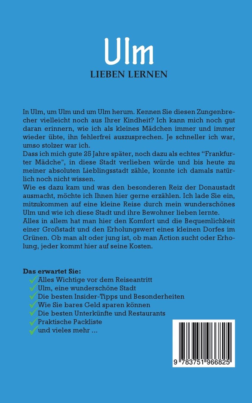 Rückseite: 9783751966825 | Ulm lieben lernen: Der perfekte Reiseführer für einen...
