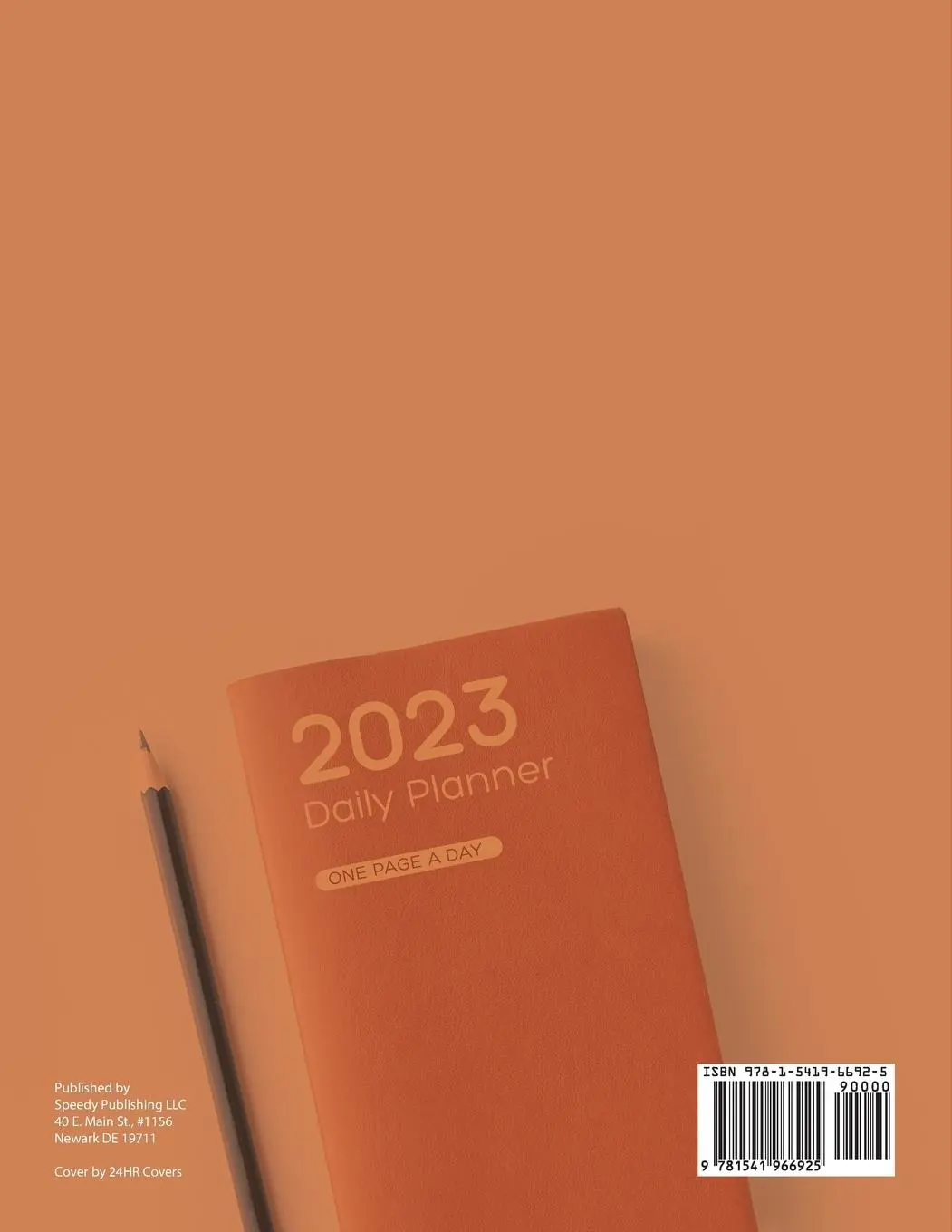 Rückseite: 9781541966925 | 2023 Daily Planner | One Page a Day | Journals and Notebooks | Buch
