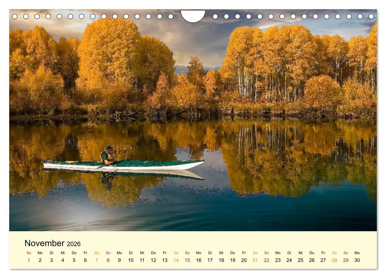 Bild: 9783457546925 | Kajak Abenteuer (Wandkalender 2026 DIN A4 quer), CALVENDO...