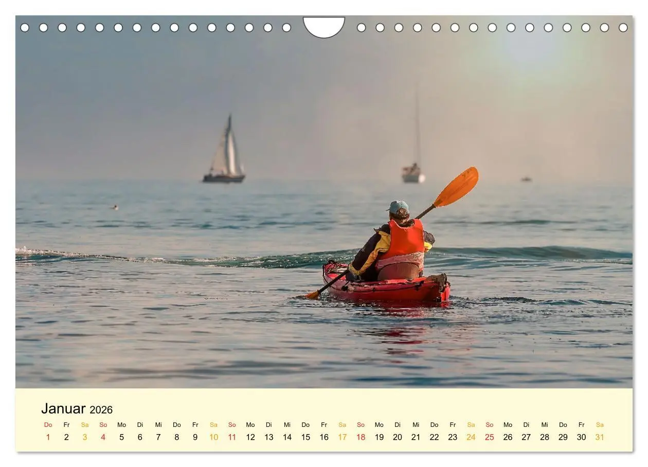 Bild: 9783457546925 | Kajak Abenteuer (Wandkalender 2026 DIN A4 quer), CALVENDO...
