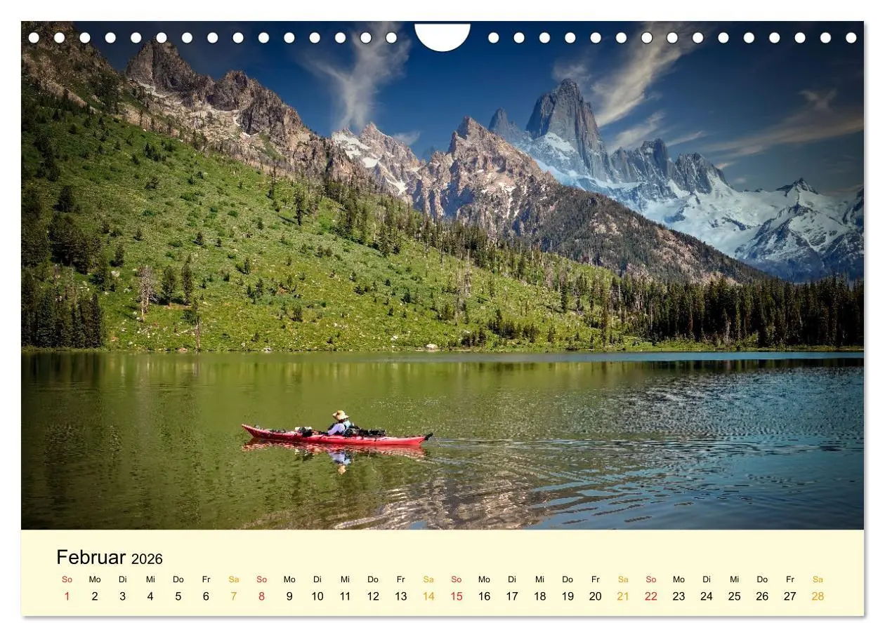 Bild: 9783457546925 | Kajak Abenteuer (Wandkalender 2026 DIN A4 quer), CALVENDO...