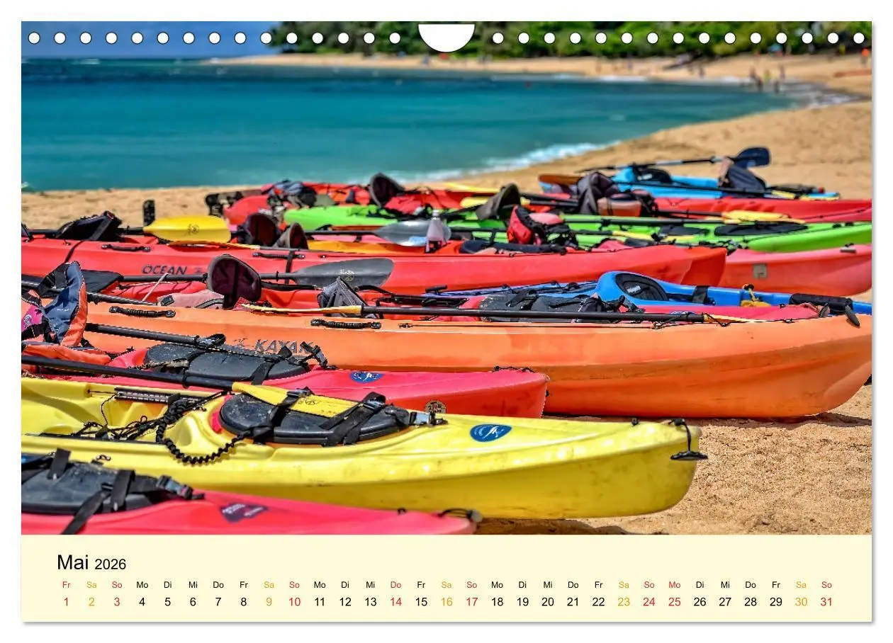 Bild: 9783457546925 | Kajak Abenteuer (Wandkalender 2026 DIN A4 quer), CALVENDO...