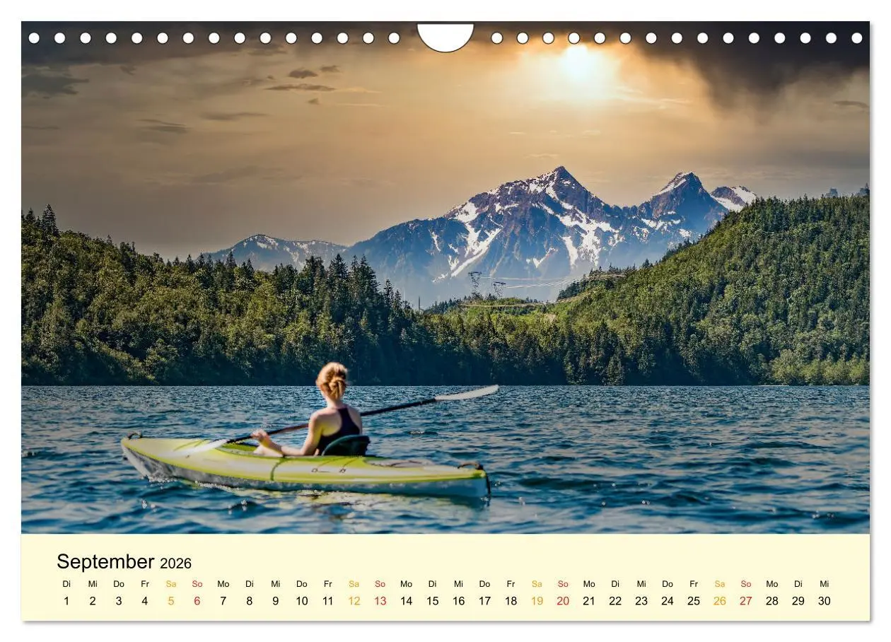 Bild: 9783457546925 | Kajak Abenteuer (Wandkalender 2026 DIN A4 quer), CALVENDO...