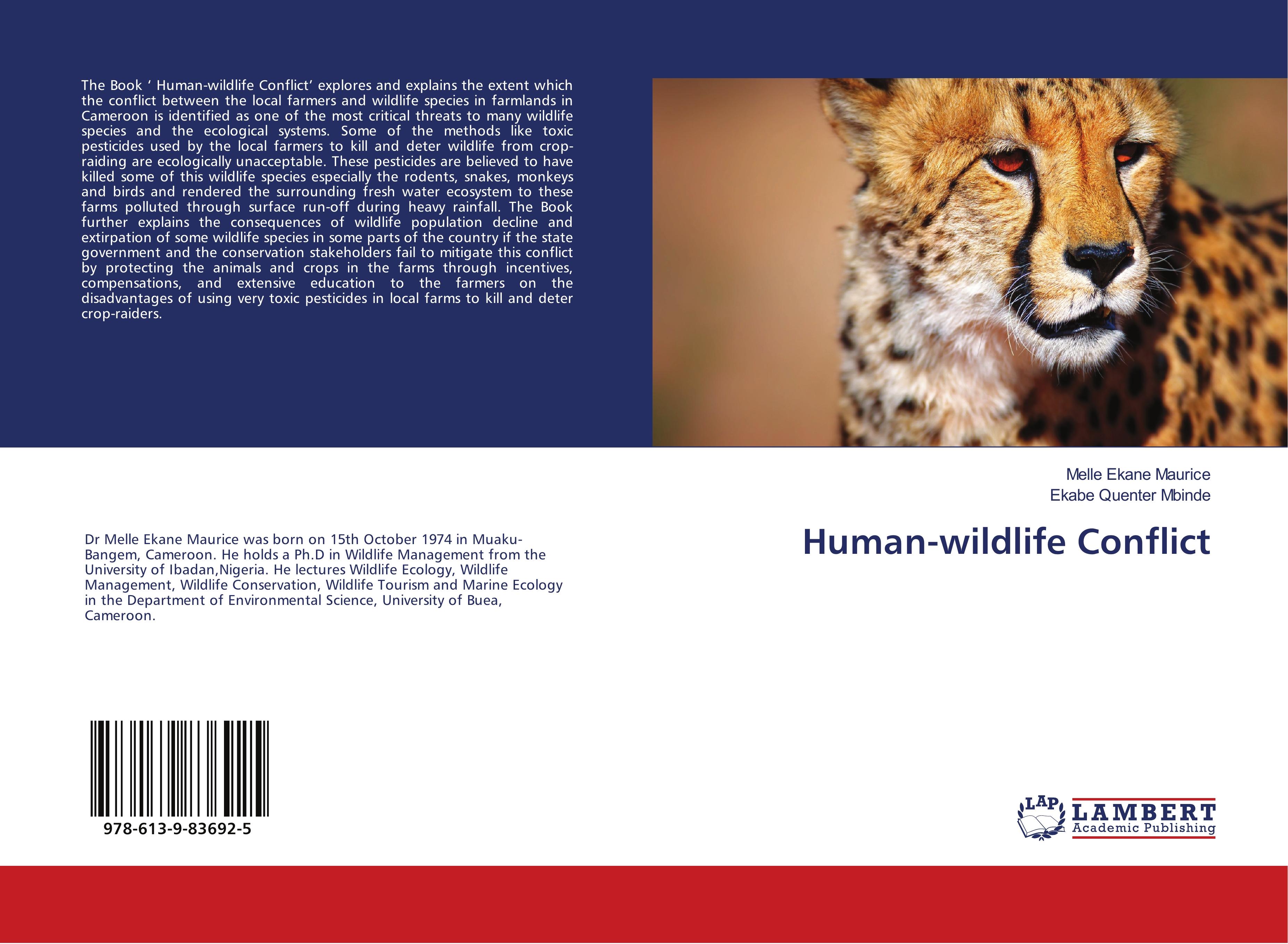 Human-wildlife Conflict  Melle Ekane Maurice  Taschenbuch  Paperback  Englisch  2018