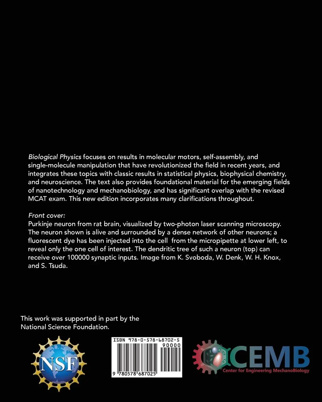 Rückseite: 9780578687025 | Biological Physics Student Edition | Energy, Information, Life | Buch