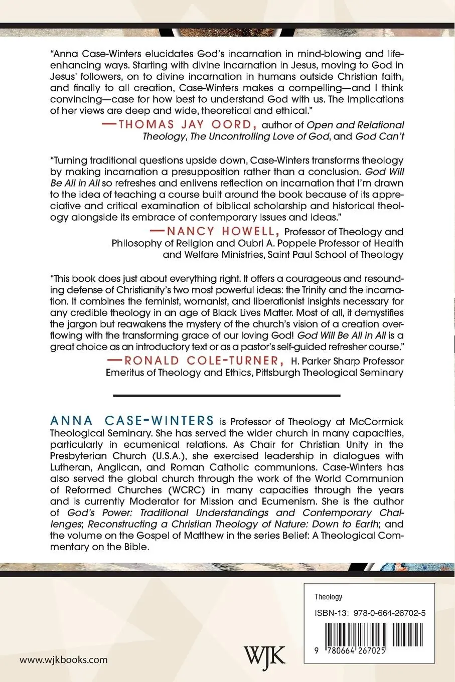 Rückseite: 9780664267025 | God Will Be All in All | Anna Case-Winters | Taschenbuch | Englisch