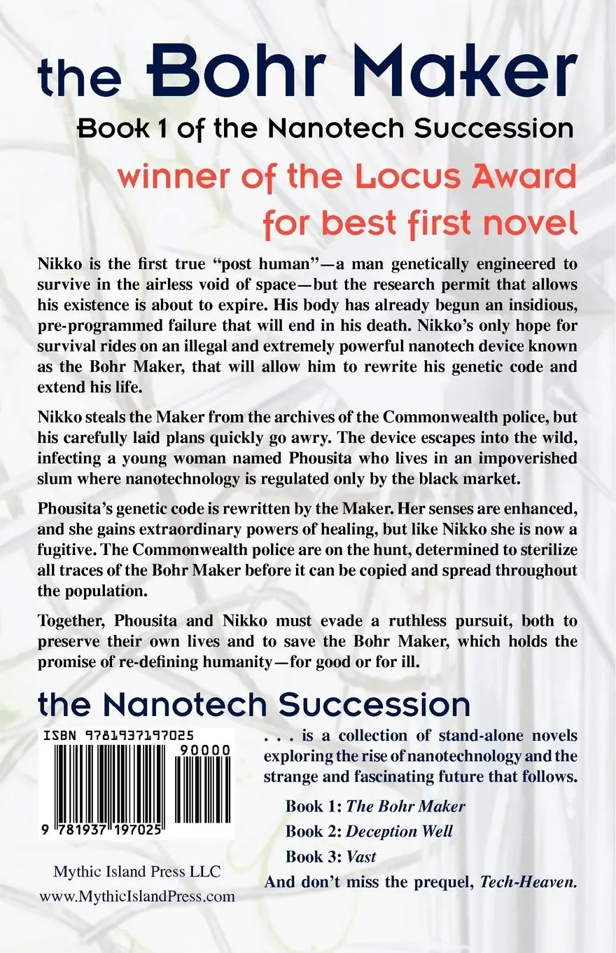 Rückseite: 9781937197025 | The Bohr Maker | Linda Nagata | Taschenbuch | Englisch | 2011
