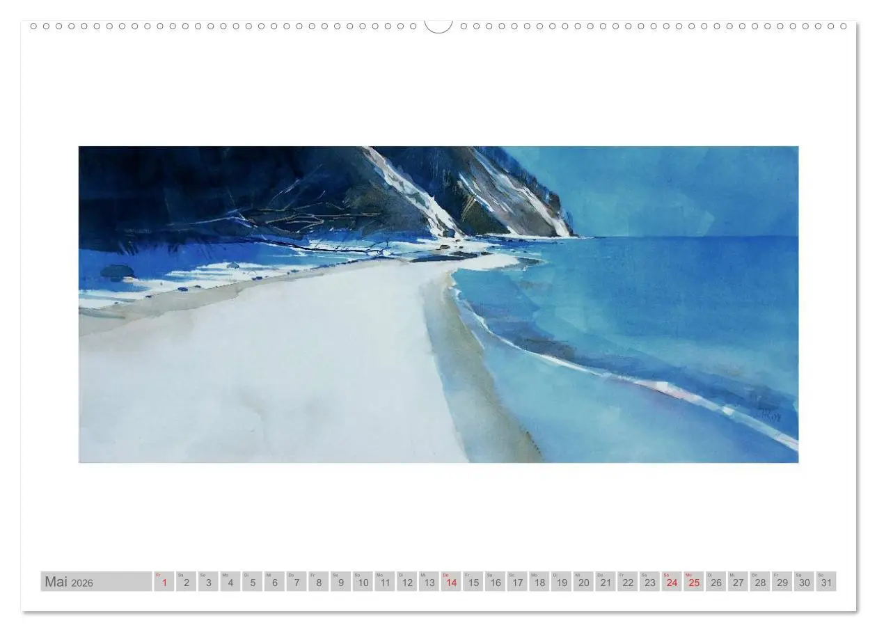 Bild: 9783516077025 | Faszinierende Weite. Rügen-Landschaft im Aquarell (Wandkalender...