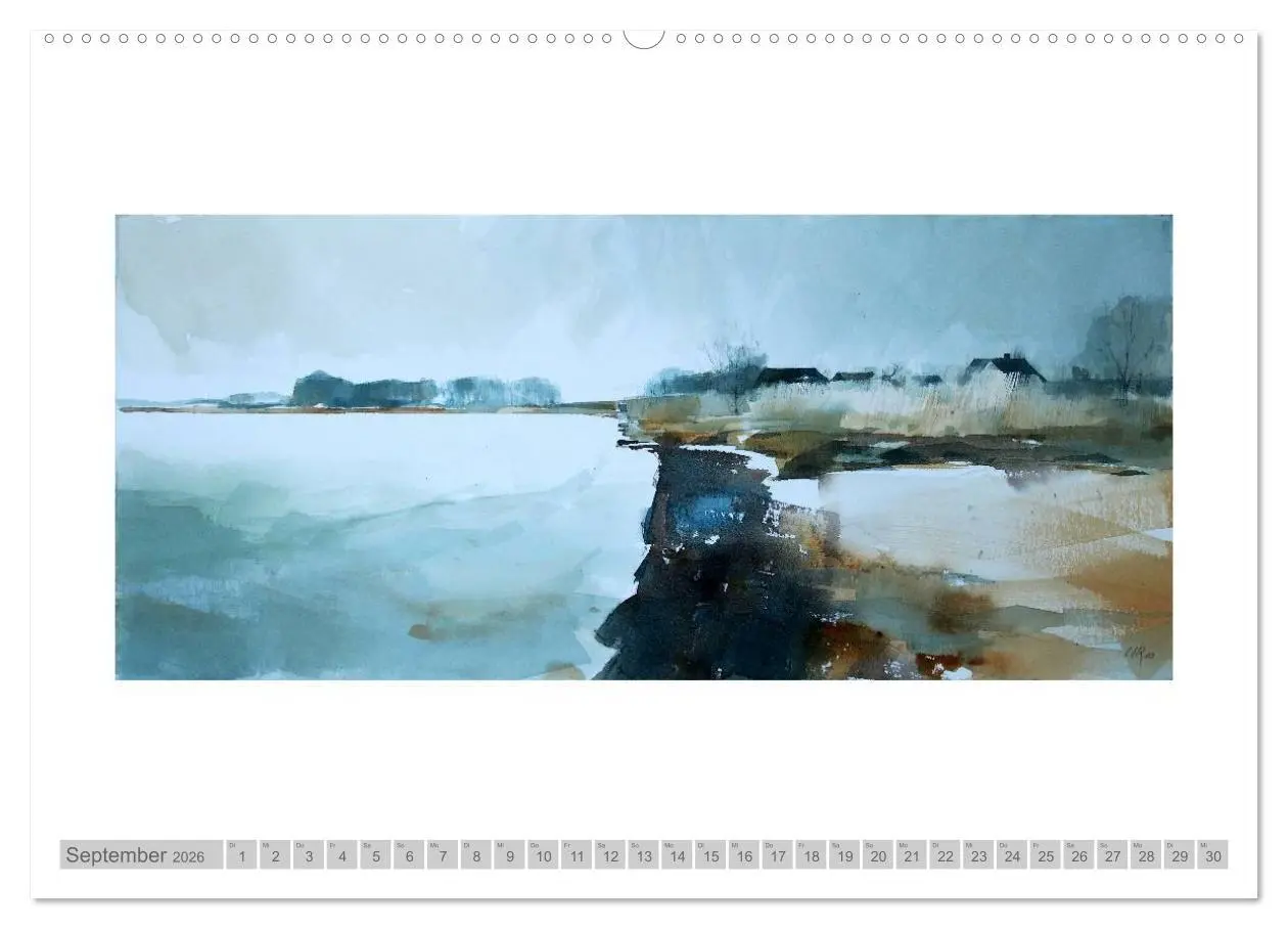 Bild: 9783516077025 | Faszinierende Weite. Rügen-Landschaft im Aquarell (Wandkalender...
