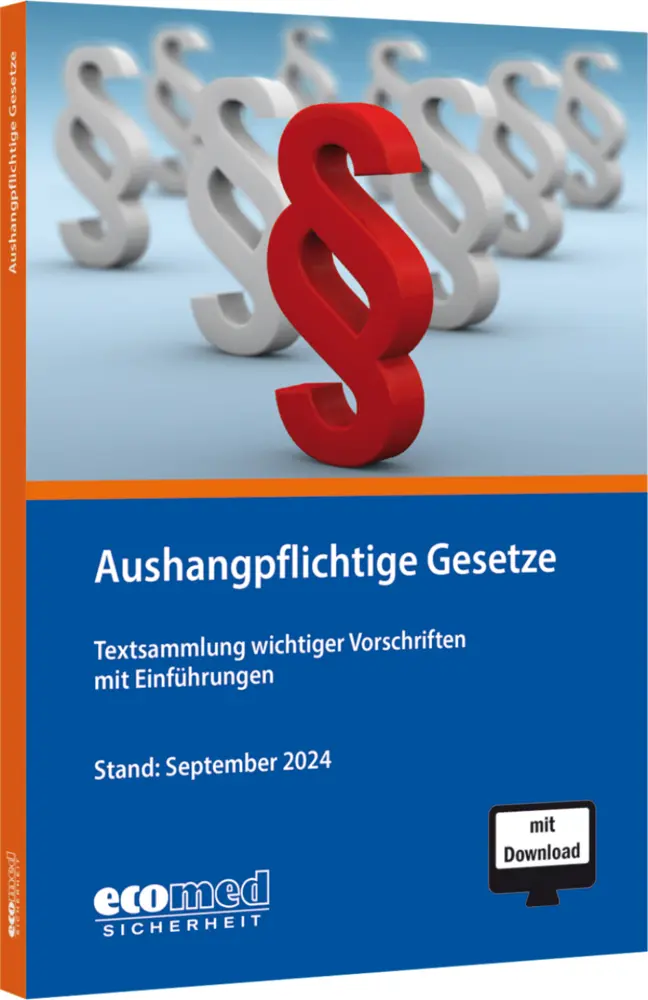 Cover: 9783609687025 | Aushangpflichtige Gesetze, m. 1 Buch, m. 1 Online-Zugang | GmbH | 2024